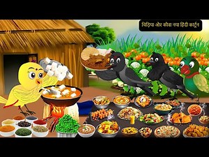 Chidiya Wala Cartoon | कार्टून चिड़िया | NewTuni Achi Cartoon | Hindi Kahani Dekhao | Chichu TV