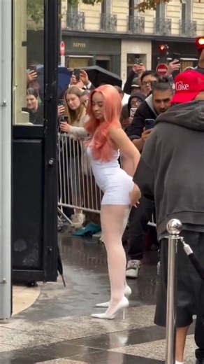 ice spice for the VETEMENTS show in paris #icespice | Kanye west & Bianca Censori