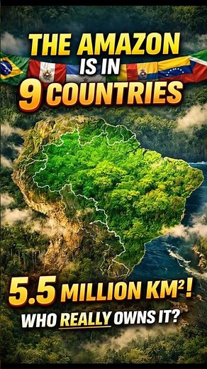 The Amazon Is In 9 Countries?! 😱🌍