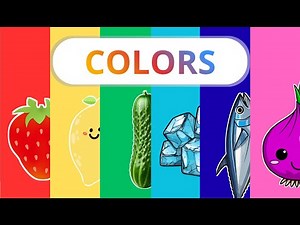🌈Learn Colors for Kids| Fun Color Learning Video with Animation | Teach Toddlers Colors