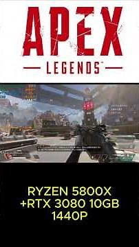 APEX 1440p Benchmark - RTX 3080 + Ryzen 7 5800X FPS Test! #Shorts #APEX