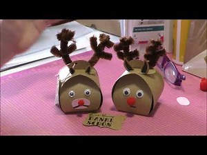 DIY Anleitung Rentier Geschenkverpackung