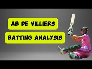Cricket Analysis: AB De Villiers Batting Style And Technique Analysis: Mr 360