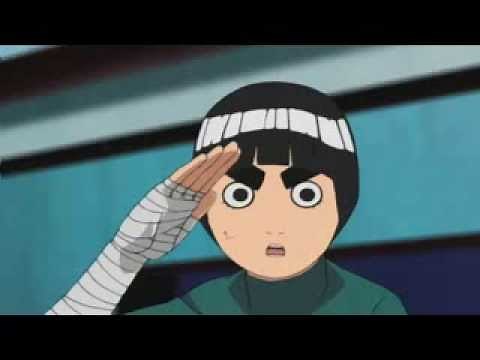 Rock Lee removes his weights.
