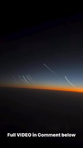 342K views · 1.7K reactions | Airline Pilots Over Dubai Capture Surreal Scene of Iranian Ballistic Missile Launches | Aviation GM | Facebook