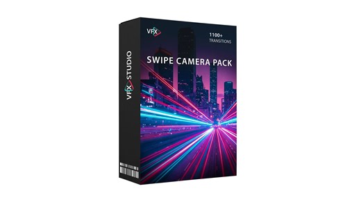 1100 快速位移模糊转场 城市森林地面夜间隧道水等场景效果 Swipe Camera Transitions Pack