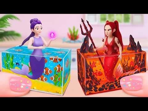 Kpop Demon Hunters Cake🎤 Rich Mira vs Poor RumiEpic Battle 🌊Good vs Evil | Miniature Cake Decorating