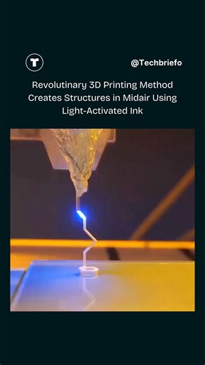 Tech Briefo on Instagram: "This print looks like it’s happening in midair — and in a way, it is. 🌀🏗️ A new 3D printing method combines direct ink writing with up‑conversion particle‑assisted photopolymerization, allowing ceramic objects to form without any support structures. It’s a glimpse into the next generation of additive manufacturing. 🎥 Credit: Wohlers Associates #3DPrinting #AdditiveManufacturing #CeramicPrinting #AdvancedMaterials #EngineeringInnovation #MaterialScience #FutureOfManu