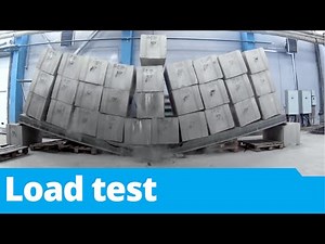 Load test - Hollowcore slabs / MAX-truder GmbH