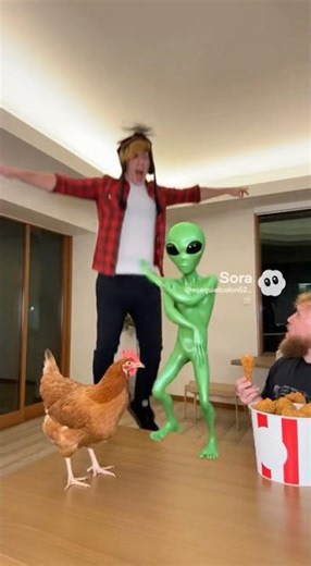 Jake paul and alien #jakepaul #soraai #shorts