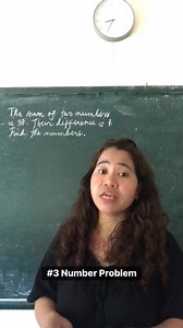 156K views · 2.2K reactions | #3 Number Problem (using two variables) #msrizateachingmath #fbreelsvideo #mathematics | Ms. Riza Teaching Math | Facebook