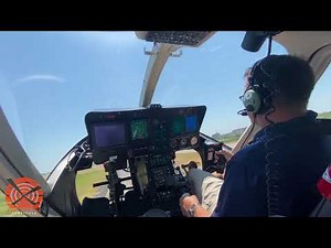 Flight maneuver practice session in the Bell 407