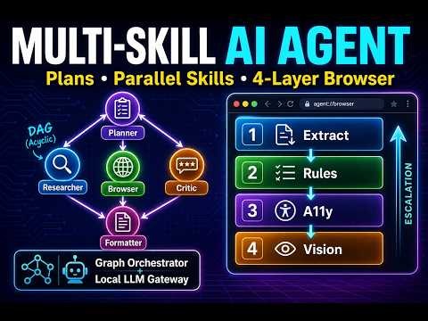 Multi skill agent orchestrator : NetworkX DiGraph