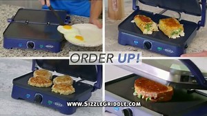Blue Diamond Sizzle Griddle TV Spot, 'The Secret Is the Sizzle: Grill Plates $15 Each'