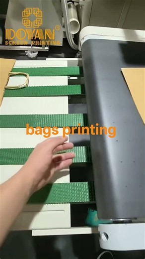 automatic screen printing machine for paper bags with automatic feeder, save time, save labors