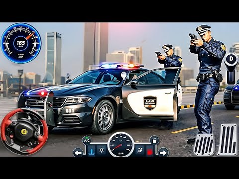 Police Car Chase Simulator 3D Game - Real Cop Cars Driving Simulator 2025 - Android GamePlay