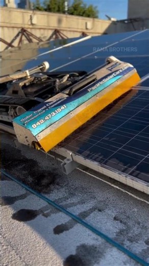 Automatic Solar panel Cleaning system