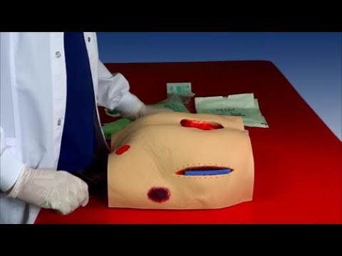 RTD™ Wound Dressing on a surgical wound, how to apply.