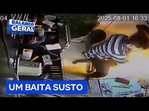 Cell phone battery explodes during device repair.