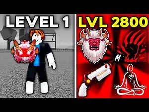 Noob To MAX With FIEND Yeti Fruit.. [Part 1] (Blox Fruits)