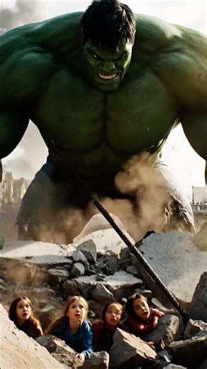 Hulk help baby girl#hulk #shorts #viral