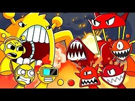 SPRUNKI EATER- WAR! (Cartoon Animation)
