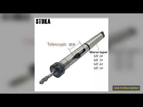 Stuka Telescopic Tap Chuck Holder Floating Tail Stock Morse taper Fixed Sleeve For Lathe Milling