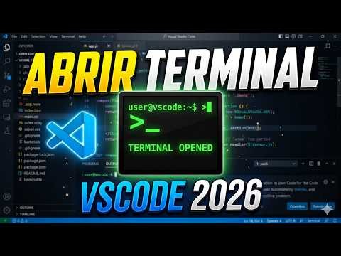 Cómo abrir la terminal en Visual Studio Code (2026)