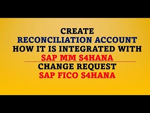 Create Reconciliation account sap mm | sap fico mm integration | vendor reconciliation in sap