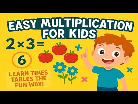 Easy Multiplication for Kids | Learn Times Tables the Fun Way!
