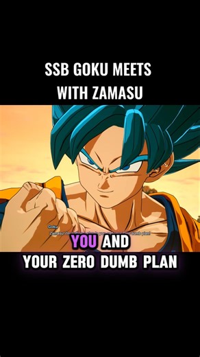 SSB Goku Meets With Zamasu 🤯 #crashout #ssbgoku #sparkingzero #dragonball #dbz