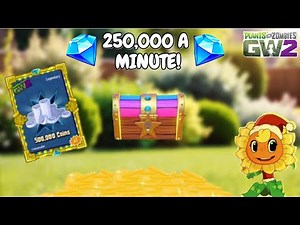 INSANE SOLO INFINITE COINS AND CHEST GLITCH IN PVZ GW2! (BEST METHOD!)