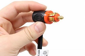 SAE to DIN 12 mm Connector for OptiMate Battery Chargers - 90-Degree Plug - 40" Long OptiMate Access