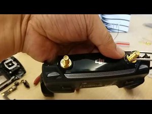 DJI with ALIENTECH antenna signal booster 大疆御MAVIC PRO加装火星人PLUS增距天线改装遥控器