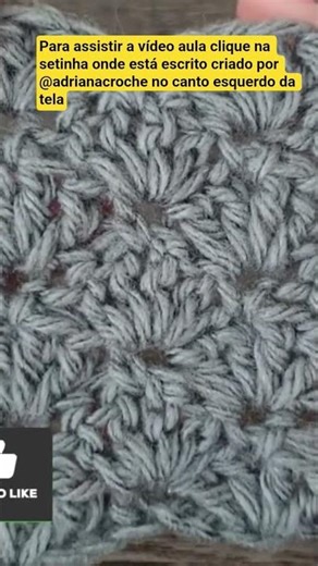 Closed scallop stitch in crochet. The video tutorial is now available!