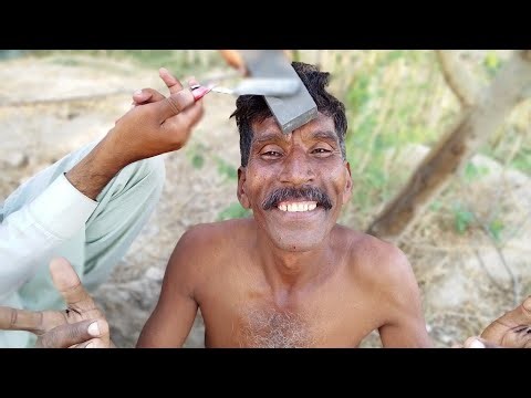 Unexpected Funny Beard Shave 😅 | Old Style ASMR Barber Shaving | Relaxing & Viral