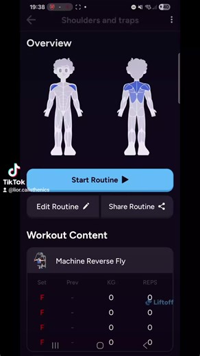 Shoulder and traps day with @liftoff_app #gym #gains #big #bodybuilders #gymtok