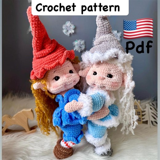 Amigurumi Elf Crochet PDF Template in English - Etsy