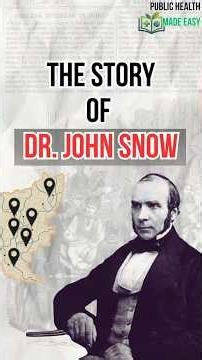 How did John Snow become the Father of Epidemiology? #shortsfeed #publichealth