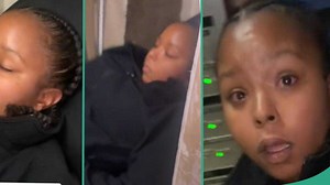 Lady falls asleep while at work, her boss comes in and records her on camera