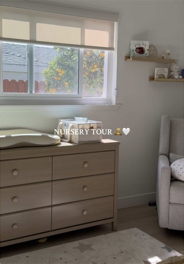 baby girl’s nursery tour 💫 my new favorite room in the house! #firsttimemom #babygirl #ftm #nurserytour #nurseryreveal