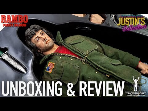 Rambo First Blood Sly Stallone Shop 1/6 Scale Figure Unboxing & Review