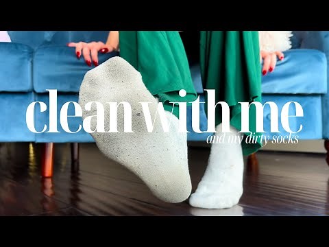 Clean with me & My Dirty Sweaty Gym Socks | SESSION 1