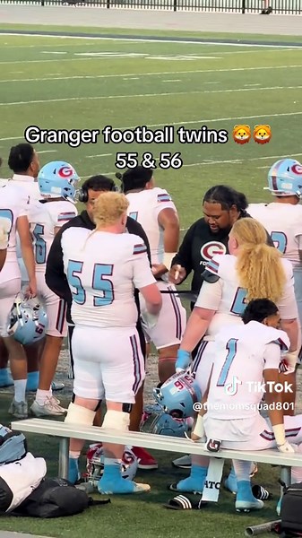 ...Brothers from other mothers! One is Tongan the other is Samongan. Both Albino 🦁🦁 Love that my Koko has Sione as team mate & brother. #GrangerLancers #ghouse #Albinism #Battleoftheville #FNL