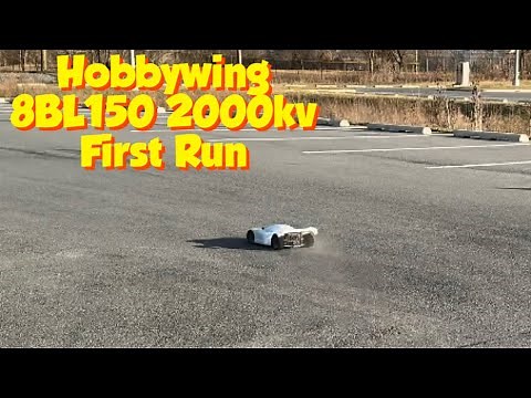 Quicrun WP 8BL150 G2 ESC with Ezrun 4274 G2 Motor Combo Slash 4x4 FIRST RUN