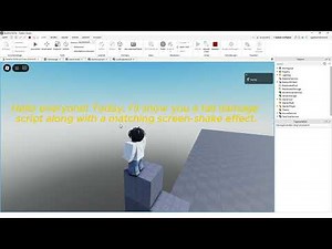 Fall Damage Script + Screen Shake Effect Tutorial (Roblox)