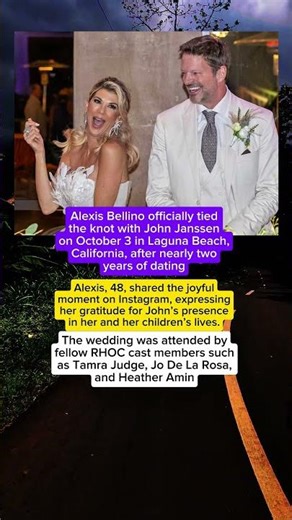 RHOC Alum Alexis Bellino Marries John Janssen in Laguna Beach Ceremony #alexisbellino