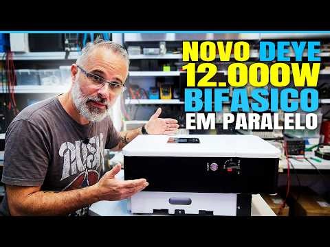 NEW DEYE HYBRID: 12,000W SPLIT-PHASE PARALLEL RUNS THE WHOLE HOUSE! | SUN-5K-SG05LP2-US-SM2