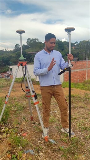 Measuring land with GNSS #surveyor #engineering