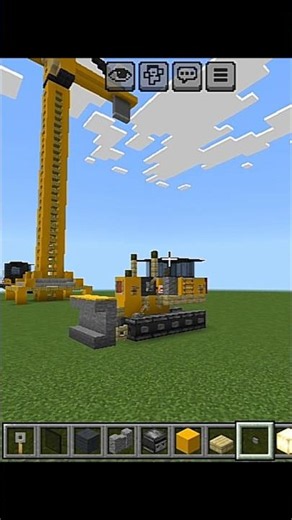 Epic Bulldozer Build in Minecraft! #shorts #minecraft